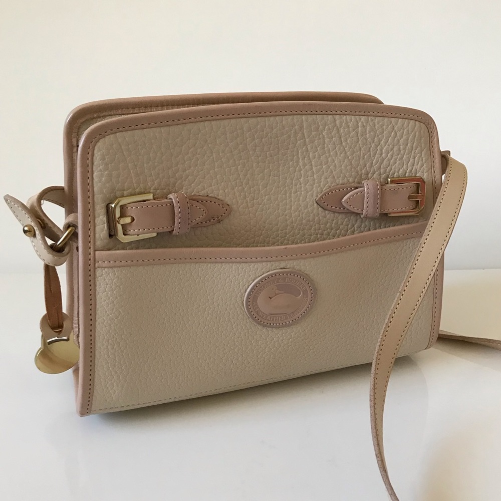 Cream & Tan Dooney and Bourke Crossbody